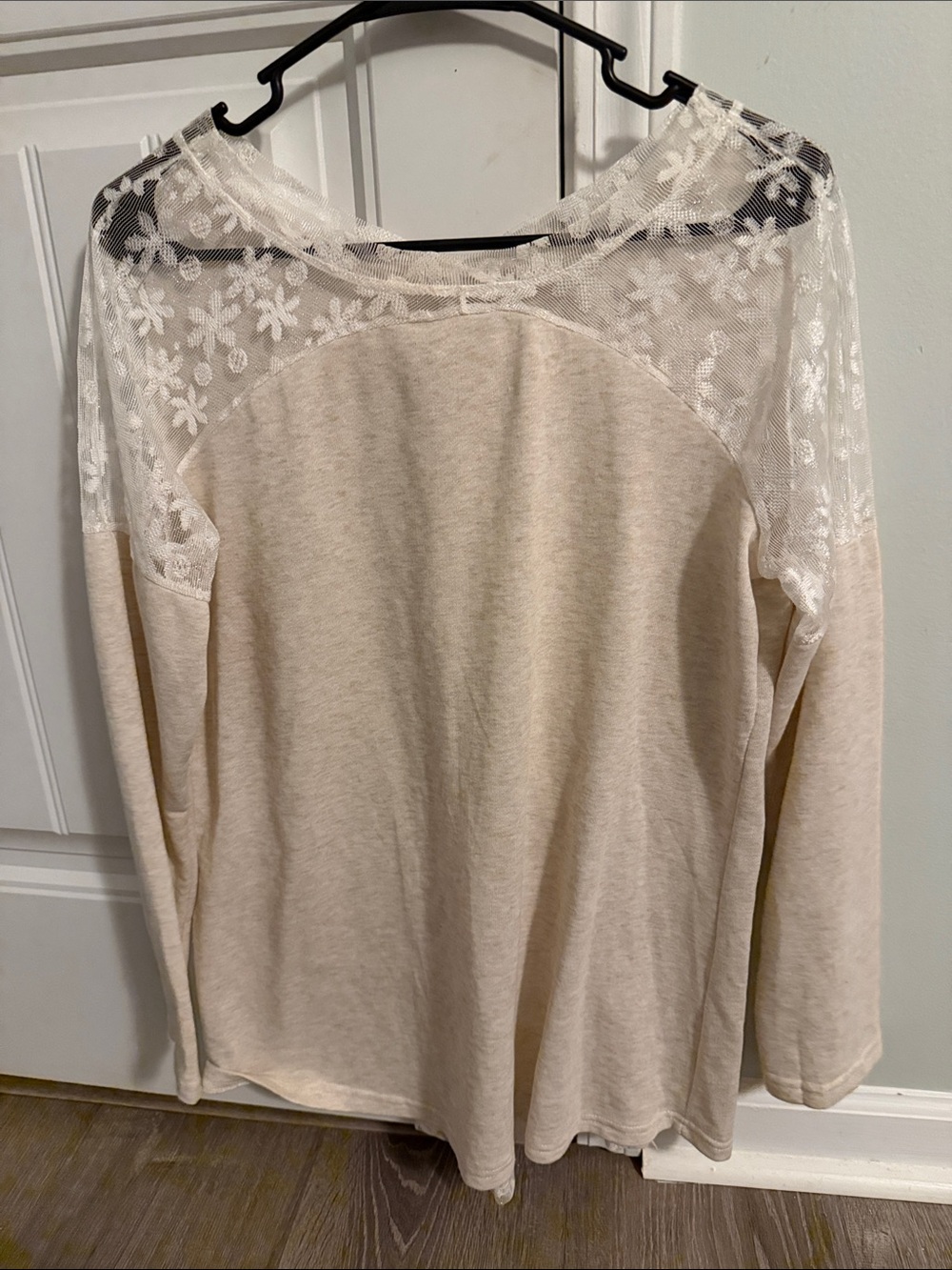 Cream lace blouse